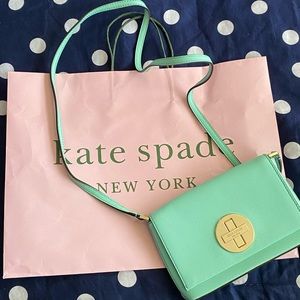 Kate Spade Mint Green Crossbody Purse